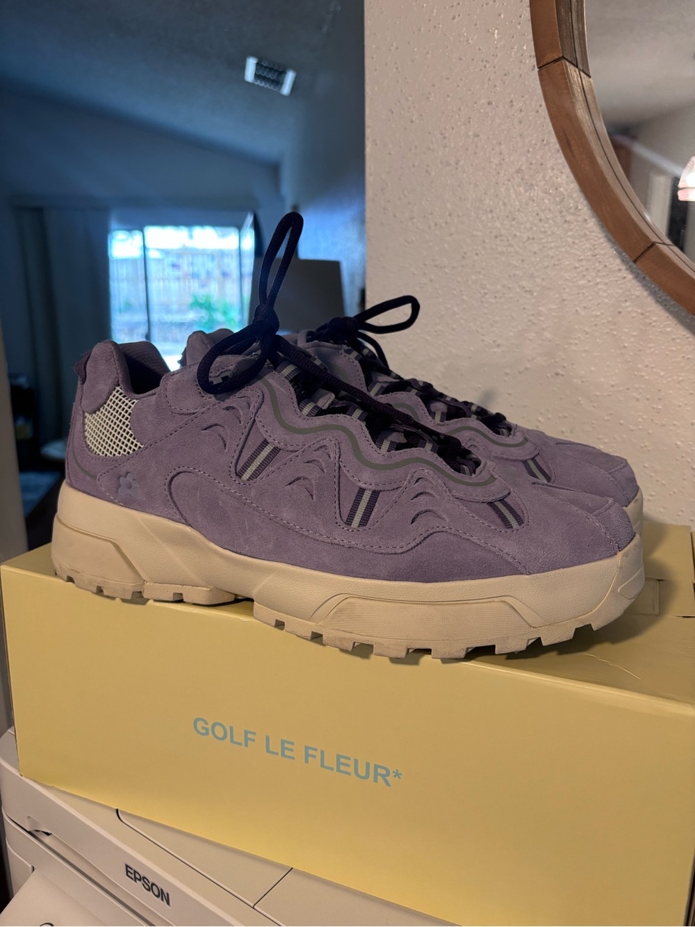 Converse x GOLF le FLEUR* Gianno OX in "Lavender Gray"